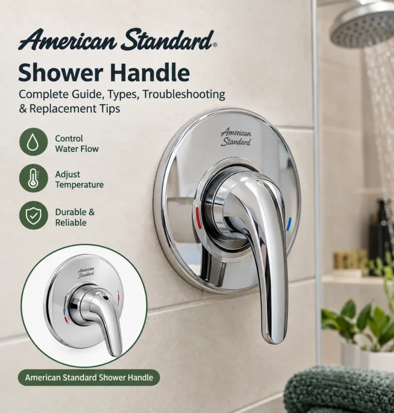 The correct American Standard shower handle depends on the design of the shower valve.